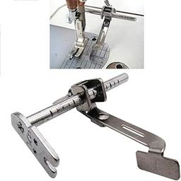 Sewing Machine Presser Foot Adjustable Seam Guide for Industrial Single Needle Sewing Machine K601attachments, Silver 2 Pack-image-35