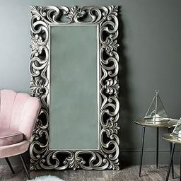 WoodIdea Wooden Decorative Hand Carved Mirror Frames Living Room Bedroom Full Length Mirror Frame || Antique Mirrors Frames Mango Wood Mirror Frame-image-32