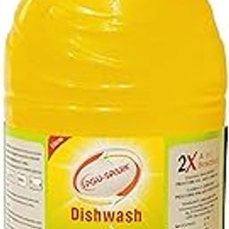PGU-SPARK Dishwash Liquid Detergent – 5L Lemon Power | 2X Extra Strong Grease Remover | Safe on All Utensils | Bulk Kitchen Cleaning Solution | Long-Lasting Use-image-22