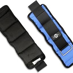 Nivia Wrist/Ankle Weight Bands, Adjustable Weights for Fitness, Walking, Running, Jogging, Exercise, Gym, Workout (1Kg, Blue/Black)-image-38