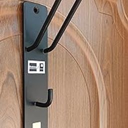 Autokraftz Helmet Holder Hanger, Wall mountable Multipurpose Organizer Hook | Pack of 1(Black) Helmet Inner Material Safe, Carbon Steel, Cm-image-23