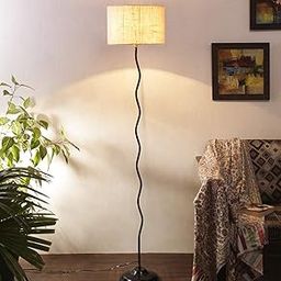 Devansh 40W Floor Lamp, White-picture-24