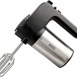 BOSS Whipmix Hand Mixer 300-Watt, 6-Speed with Turbo, Blender, Beater, (Black)-image-78