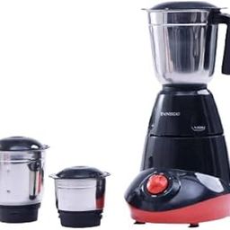 Wonderchef Capri Mixer Grinder 750W, 3 Stainless Steel Jars, Black & Red, 5 Years Warranty-image-27