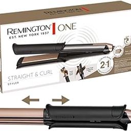Remington S6077 One 2-In-1 Hair Straightener & Curler | Flexitips For Straightening, Curling & Waves | 32Mm Ceramic Plates | 150-230°C Temp Control | Plate Lock & Auto Stop, Brown-24