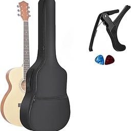 DEVICE OF URBAN INFOTECH 41 Inch Guitar Bag/Cover/Case for 38, 39, 40, 41 Inch Acoustic Guitar Bag for Yamaha, Fender, Vault, Givson, Rocks & Others (Guitar Bag with Capo & Picks)-image-35