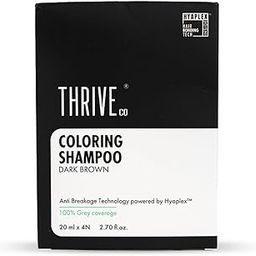 ThriveCo Coloring Shampoo | Dark Brown | 5-Minute Color + Shine | Ammonia-Free Formula | Infused with Hyaplex™ | Hydrates Hair & Delivers Deep, Long-Lasting Color | 80 ml-26