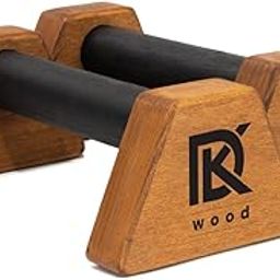 DK WOOD Push Up Bars, Joint-Friendly Beech Wood Calisthenics Equipment for Home, Durable Handstand Trainer Push Up Handles for Floors, XS, Set of 2 (Brown)-15
