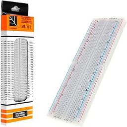 ROBOWAY Premium 830 Tie-Points Breadboard Set, MB-102 Solderless Prototype PCB Board, with 4 Power Rails and Double-Sided Tape, for Arduino Proto Shield (Pack of 1)-picture-12
