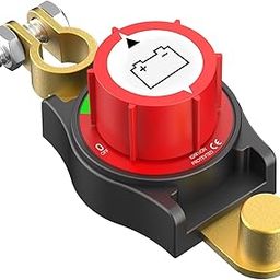 Top Post Battery Disconnect Switch 12v, Battery Kill Switch Negative On/Off 12-48V Top Post Battery Switch Heavy-Duty Battery Disconnect Switch for Cars, Vehicles, RVs, and Boats-image-59