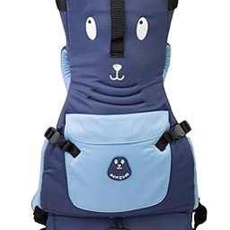 BUMTUM Baby Blink Carrier Adjustable Hands-Free with 4 Carry Positions | Baby Carrier for 4 to 24 Months with Comfortable Head & Leg Support | Max Weight Up to 12 Kgs(Navy Blue)-87