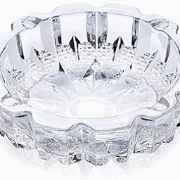 Glass Ash Tray, Ash Trays for Smoking for Home, Ashtray for Cigarette Stylish White Glass Ashtray-picture-16
