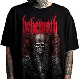 Behemoth T-Shirt. Pure Cotton | Crew Neck | Dewanz Merch Heavy Metal Band T-Shirt.-18