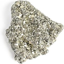 Pyrite Stone Cluster - 30-40 Grams, High Energy Natural Iron Pyrite, Gold Rock, Reiki Crystal, Pyrite Stone Original Crystals Rough from Peru Used for Bussiness Luck, Wealth, Abundence, Vastu and Reiki-image-22