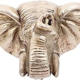 Alipis Garden Decor Elephant Head Wall Fountain Pool Sprayer Water Spout Durable Soothing Water Flow-image-72