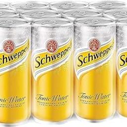 Schweppess Tonic Water, 12 Pack Cans, Each 330ml Contains Quinine (From UK)-image-21