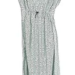 Women Silk Geometric Print Maxi Kaftan Nighty-image-22