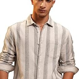 highlander Men's Striped Relaxed Fit HLSH016120-picture-34