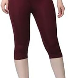 Women's Poly Lycra Regular Stretchable High Waisted Slim Fit Ultimate Active Wear Premium Premium Capris Tights for Women Workout Yoga Pants-image-57