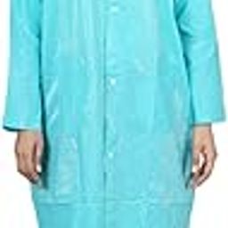 Women & Girls Durable Clear Rain Coat Fashion Hooded Rain Poncho_Pack Of 01(Sky Blue)-image-36
