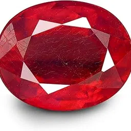 jagdamba gems Natural AA++ Quality Burma Ruby Manik 10.00 Ratti Birthstone Stone Original Unheated Untreatet Earth Mind Certified Natural Loose Gemstone{Lab - Teseted}-picture-6