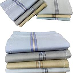 PURE COTTON Multicolor RUMAL/handkerchief FOR MEN PACK OF 06 (Size 44 * 44 CM) hankies-image-80