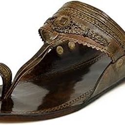 Kolhapuri Chappal for Men | Authentic Leather Slipper for Men, Traditional Handmade Indian Slippers, Comfortable Ethnic Wear Footwear-image-21