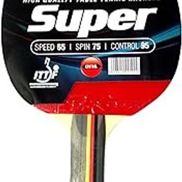 Stag Iconic Table Tennis (T.T) Racket | Advanced TT Racquets| Black/Red Grip Designed Comfortable Wooden Table Tennis Bat - Super-picture-12