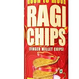 Noon to Moon Ragi Piri Piri (Peri Peri) Flavoured Chips | Vegan & Gluten-Free Finger Millet Chips | Nachni Chips | 150g-image-56