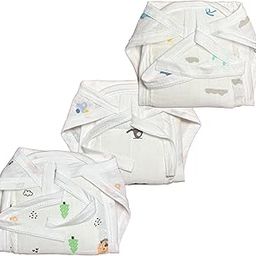 Muslin Langot | Incredibly Soft and Breathable Langot for Baby | Premium Muslin Fabric with Gentle Leg Elastics| No Chemicals | Babies up to 9 kg (Pack Of 3, 3-6 Months)-5