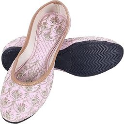 Women’s Embroidered Punjabi Mojaris Jutti Juti's Shoe-image-19