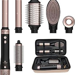 Rossmann Hypersonic Airshot Hair Styler • Auto-Wrap Hair Curl Powerful Hair Dryer & Straightener Set • Ionic Tech & Styling Without Heat Damage • Volumizing & Straightening • Includes Protective Travel Case-23