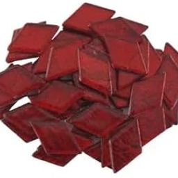 Art Craft Tile Set, Home Decor Hand Tool for Mosaic Tile Wall Decor Tiles Red Glossy Foil Mix Diamond Shape-image-80