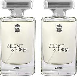 AJMAL Silent Storm EDP Perfume With Wood Scent, 100ml Long Lasting Spray, Gift For Men (Pack of 2)-image-65