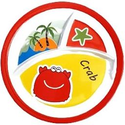 Evaware Melamine Kids Plate BPA Free Round 3 Section Multi Plate with Cartoon Prints Dinner Plate for Kids Dishwasher Safe Macaroni Spaghetti Food Serving Healthy Mindset Gifts for Toddlers-1-image-18