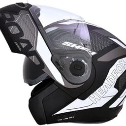 HEADFOX N2 Road Motorcycle Bluetooth Flip-up ISI Certified Helmet for Men, Connects Two Mobiles at Same Time with Music, Navigation & Waterproof-14