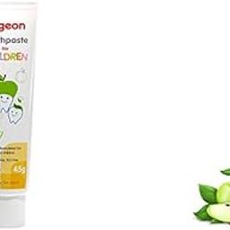 Pigeon Apple Toothpaste, For babies and Children,Fluroide -free,SLS free,Color free,Paraben Free, PH friendly,45 g (Pack of 2)-image-99