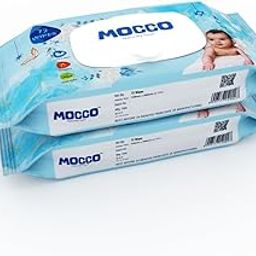MOCCO NATURALLY FRESH Baby Wipes without Lid | 72 Aloe Vera Enriched Wipes | 140mm x 200mm Soft and Gentle | Skin-Friendly Fresh and Hygienic | Ideal for Babies Travel and Everyday Use (Pack of 2)-image-27