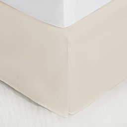 SONIVE Premium Bed Skirt Solid with Pleated Dust Ruffle 15-Inch Drop Wrap Around Easy to Put in Shrink Free and Fade Resistant (Beige, Queen)-image-55