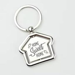 Primium Metal Home Sweet Home Keychain Key Ring (Rotation Home)-picture-46