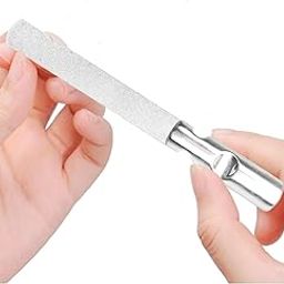 INSIME Stainless Steel Nail filer and buffer | Nail shaper for women Sharp Fingernails | Heavy Duty Reusable Nail File Manicure Pedicure Toenails Nails filer for Natural Nails-27