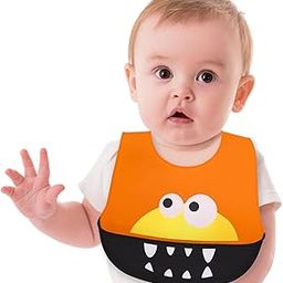 THE LITTLE LOOKERS Silicone Feeding Bib for Baby with Adjustable Strap, Waterproof, Easy, Stain Proof | 100% BPA Free (0-3 Years) (Pack of 1)-picture-25