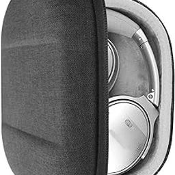 M.G.R.J® Portable Carrying Case Cover for Bose QuietComfort Ultra/Bose NC 700 / QC 45/35 II / 35 Series II / QC35 Series / QC25, 25 Bluetooth Wireless Noise Cancelling Headphones (Dark Grey)-4