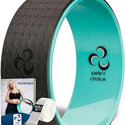 Tormeti Yoga Wheel - Strongest and Most Comfortable, High-Density NBR Exercise Dharma Prop Wheel, for Improving Backbends, for Man & Women, 12 X 5 Inch Basic (Puple)-17