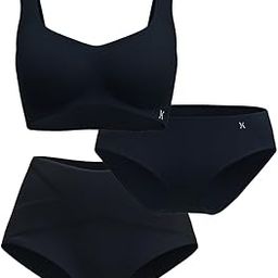 Women’s Kit Set Blend Soft Bralette, All Day Control Shaper and Hipster Underwear Set-image-39