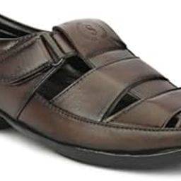Maxx Shoes Men's Stylish Black Formal Sandals | Comfortable & Durable Office Wear SND_03-image-86
