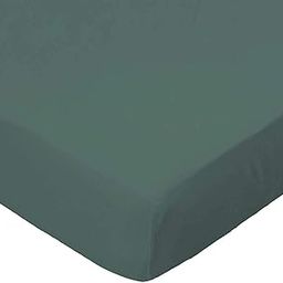 SheetWorld Baby Fitted Changing Pad Cover Sheet 16 x 33 inches, 100% Cotton Woven Sheet, Unisex Boy Girl, Hunter Green Woven, Made in USA-image-66