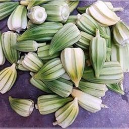 Okra White Short (Lady Finger/Bhendi) Heirloom Seeds (Pack of 20 Seeds) - GardenHunt-image-10