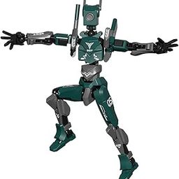 Vihaanta Dummy 13, T13 Action Figure, Dummy 13 Action Figure, Green Mechanical Figurine, Home Decoration and Gift Idea, Building Blocks Toy Set Mythical Birthday for Age 8+ Children Adults Teens-32