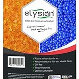 Elysian Premium Orange Silica Gel 0.5 Kg, Moisture absorbents, Dehumidifier Silica Gel Bags for Moisture, Room, Kitchen,Wardrobe, Cupboard, Car-picture-30